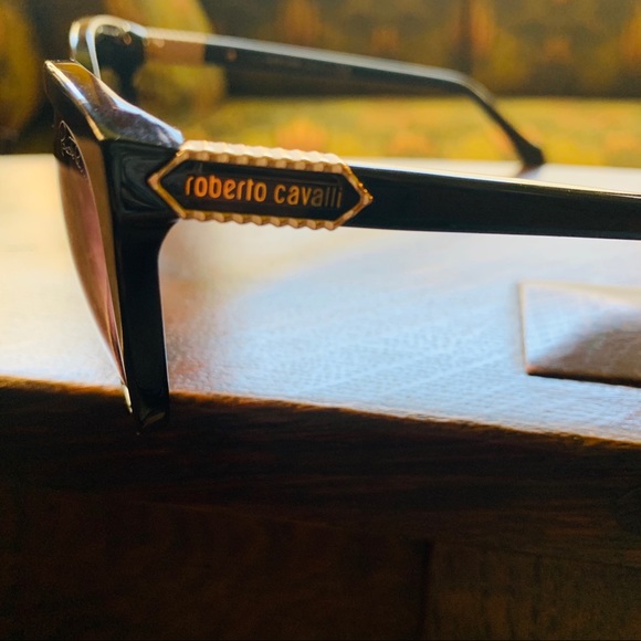 Robert Cavalli Jabbah 872S 01B Sunglasses 😎 EUC - Picture 4 of 10